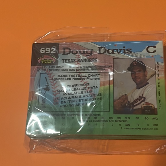 1992 MLB Baseball Team Sets - RANGERS - - Picture 2 of 3